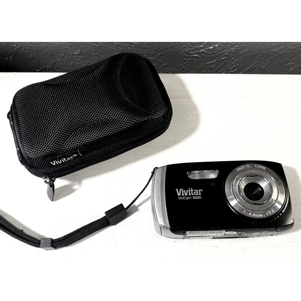 Vivitar Vivicam X020 10.1MP Compact Digital Camera And Case - Tested